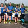 Heiko Münster, Anne-Kathrin Mertens, Thorsten Hüttemann, Hendrik Stahl und Robert Greve mit Ihren "Gummibären"