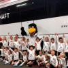 Die Herberner Mini-Kicker waren als Einlaufkinder in Dortmund dabei. © Berndsen