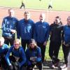 Beste Laune bei der Laufgruppe des LT Westerwinkel aus Herbern : hinten v.l. Olli Schuschel,  Roland klaves , Markus Billermann, die Werner Läuferin Elli Kebbedies , Andrea Hagenkötter-Börste,  Maurice Thiemann. U. Von links Anne-K. Mertens, Heiko Münster , Petra Lenfers-Lücker. 